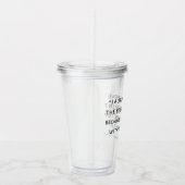 Emma by Jane Austen Quote II Acryl Drinkbeker (Rechts)