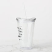 Emma by Jane Austen Quote II Acryl Drinkbeker (Links)