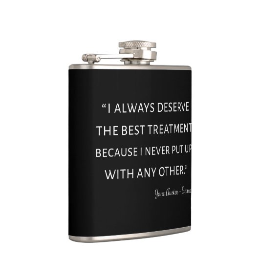 Emma by Jane Austen Quote II Heupfles (Rechts)