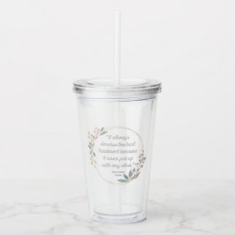Emma by Jane Austen Quote II - Schuine stijl Acryl Drinkbeker