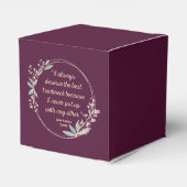 Emma by Jane Austen Quote II - Schuine stijl Bedankdoosjes (Achterkant)