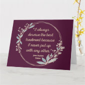 Emma by Jane Austen Quote II - Schuine stijl Kaart (Gele Bloem)