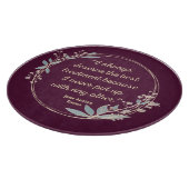 Emma by Jane Austen Quote II - Schuine stijl Snijplank (Hoek)