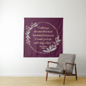 Emma by Jane Austen Quote II - Schuine stijl Wandkleed (In situ)