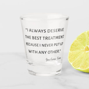 Emma by Jane Austen Quote II Shot Glas
