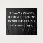 Emma by Jane Austen Quote II Wandkleed (Voorkant (horizontaal))