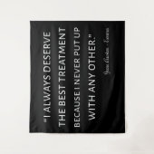 Emma by Jane Austen Quote II Wandkleed (Voorkant)