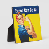 "EMMA Can Do", motivatie Rosie de Riveter, Fotoplaat (Voorkant)