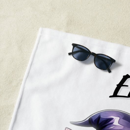 Emma de heks Halloweendag Strandlaken (In situ)