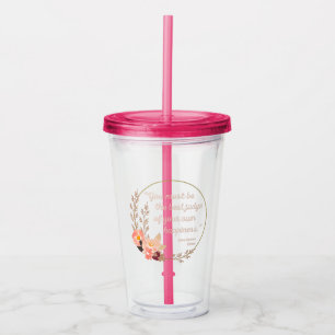 Emma door Jane Austen Quote I - Schuine stijl Acryl Drinkbeker
