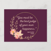 Emma door Jane Austen Quote I - Schuine stijl Briefkaart (Voorkant)