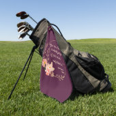 Emma door Jane Austen Quote I - Schuine stijl Golfhanddoek (Groen)