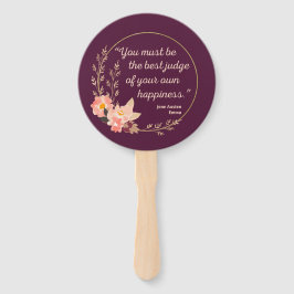 Emma door Jane Austen Quote I - Schuine stijl Handwaaier
