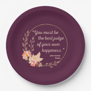 Emma door Jane Austen Quote I - Schuine stijl Papieren Bordje