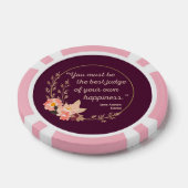 Emma door Jane Austen Quote I - Schuine stijl Poker Chips (Enkel)