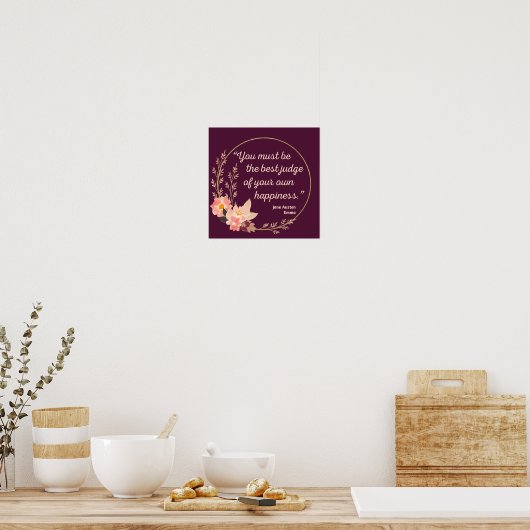 Emma door Jane Austen Quote I - Schuine stijl Poster (Keuken)