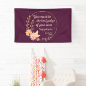 Emma door Jane Austen Quote I - Schuine stijl Spandoek (Insitu)