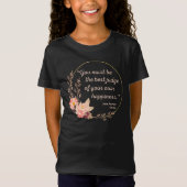 Emma door Jane Austen Quote I - Schuine stijl T-shirt (Voorkant)