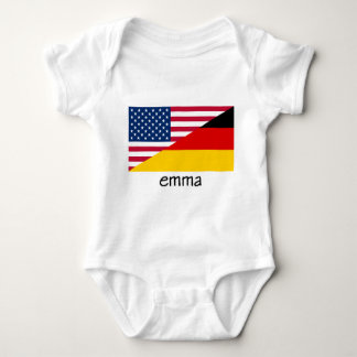 emma - duits - amerikaanse vlag romper