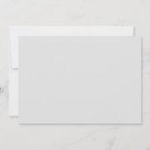 Emma Elegant Cross & Doves Christelijk Wedding Kaart (Achterkant)