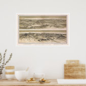 Emma en Mt. Trumbull Grand Canyon Uitzicht 1882 Poster (Keuken)