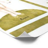 Emma en Violet papier pop set - Afspelen of weerge Poster (Hoek)