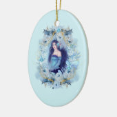 Emma engel met bloemen Ornament (Links)