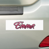 Emma faded pink Aufkleber Sticker (Op auto)