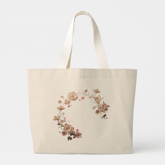 Emma Floral Canvas tas (Achterkant)
