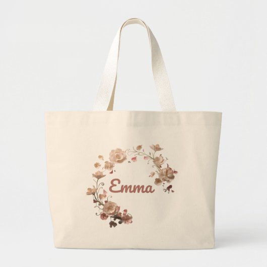 Emma Floral Canvas tas (Voorkant)