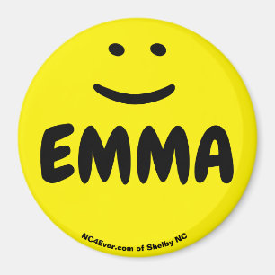 EMMA gele glimlach magneet