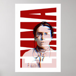 EMMA Goldman, feministische anarchistische vrouwen Poster