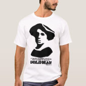 Emma Goldman Politics Stemt Anarchy Quote T-shirt (Voorkant)