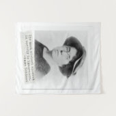 Emma Goldman Quote - Onwetendheid - Vrouwenactivis Wandkleed (Voorkant (horizontaal))