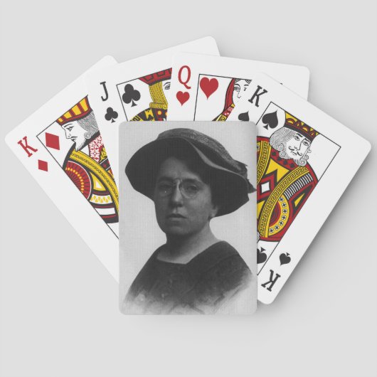 emma goldman speelkaarten (Achterkant)