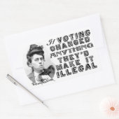 Emma Goldman Stickers bij het stemmen (Envelop)