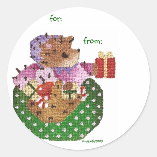 emma hedgewick gift label sticker (Voorkant)