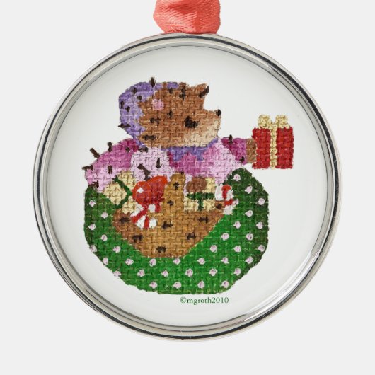 emma hedgewick metalen ornament (Voorkant)