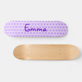 Emma in het Paars Skateboard (Horizontaal)