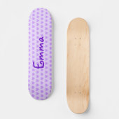 Emma in het Paars Skateboard (Voorkant)
