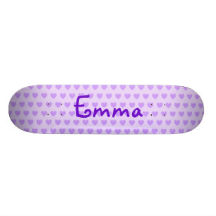 Emma in het Paars Skateboard