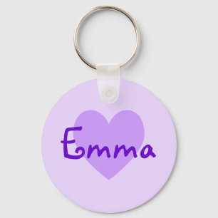 Emma in het Paars Sleutelhanger