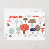 Emma Janeway Mushrooms Collectie Briefkaart (Voorkant / Achterkant)