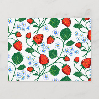 Emma Janeway Strawberries Briefkaart