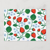 Emma Janeway Strawberries Briefkaart (Voorkant)