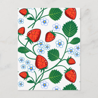 Emma Janeway Strawberries Briefkaart