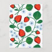 Emma Janeway Strawberries Briefkaart (Voorkant)