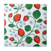 Emma Janeway Strawberries Tegeltje (Voorkant)