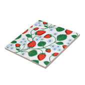 Emma Janeway Strawberries Tegeltje (Zijkant)