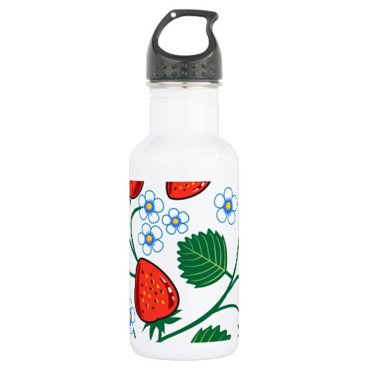 Emma Janeway Strawberry Collectie Waterfles (Voorkant)